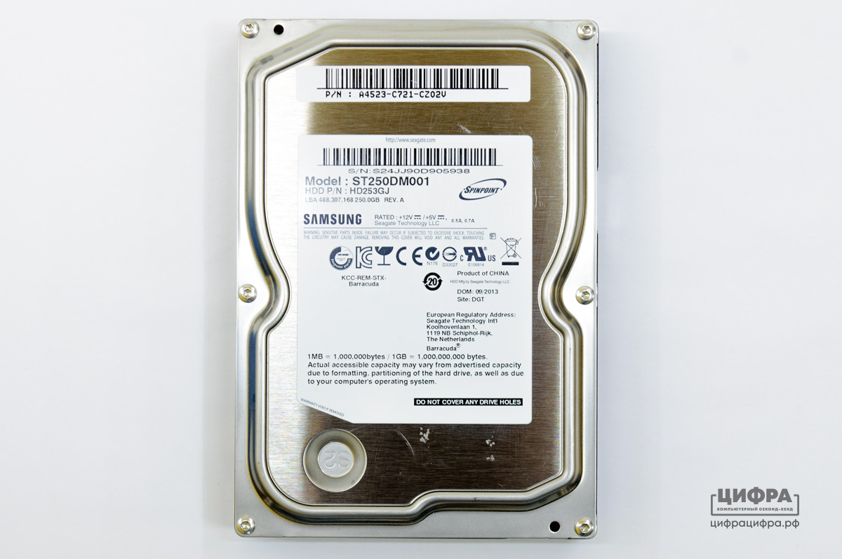 250 GB Samsung HD253GJ